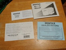 Pentax IQZOOM130M Camera Instruction Operating Owners Manual Booklet 2001