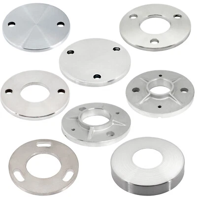 Ankerplatte Bodenflansch Bodenanker Ronde Bodenplatte Rosette Geländerbau V2A