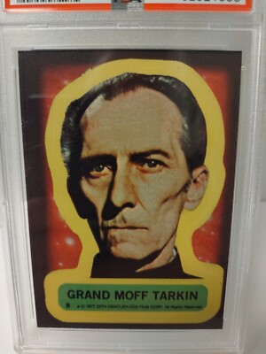 その他 Topps Star Wars Galaxy Grand Moff Tarkin 1977 Topps Star Wars Sticker #08 