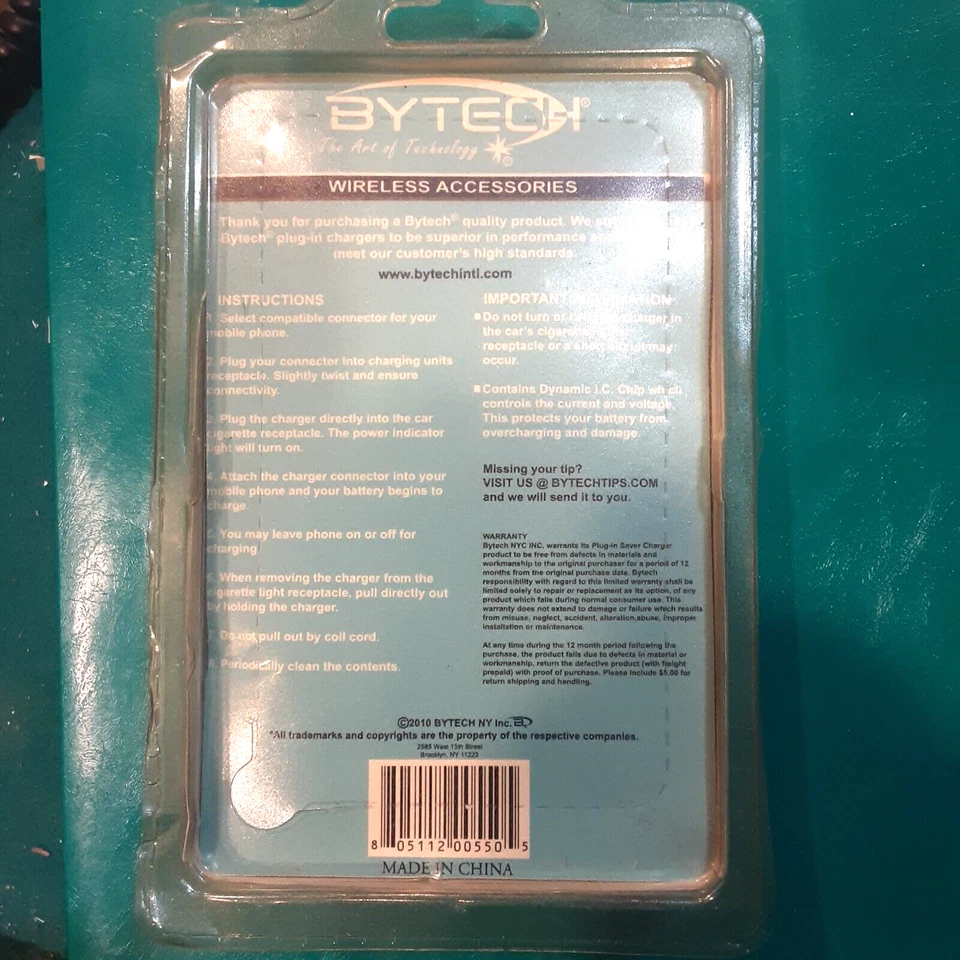 BYTECH UNIVERSAL RAPID CAR CHARGER FOR MOST SAMSUNG MODELS - Image 3 of 3