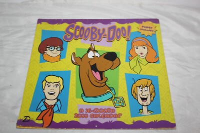 Scooby-Doo 2000 Millenium Edition 16-Month Calendar Warner Bros