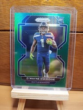 2021 Panini Prizm Dwayne Eskridge Green Prizm Rookie Sp No. 349 Seahawks