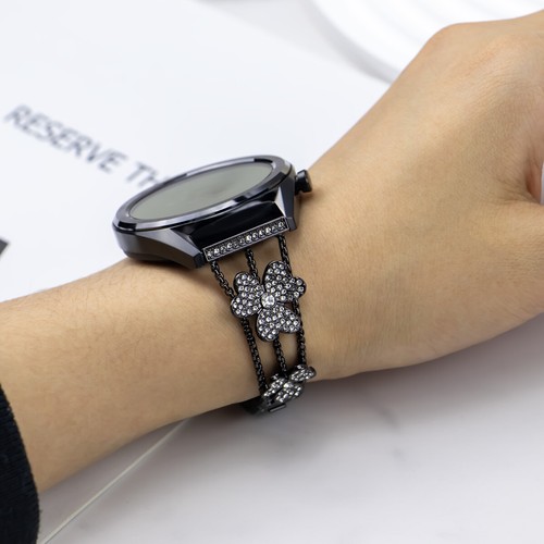 For Huawei Watch 3Pro/GT3GT2 Ladies Bling Band Diamond Bracelet Steel Strap 22mm - Picture 11 of 18