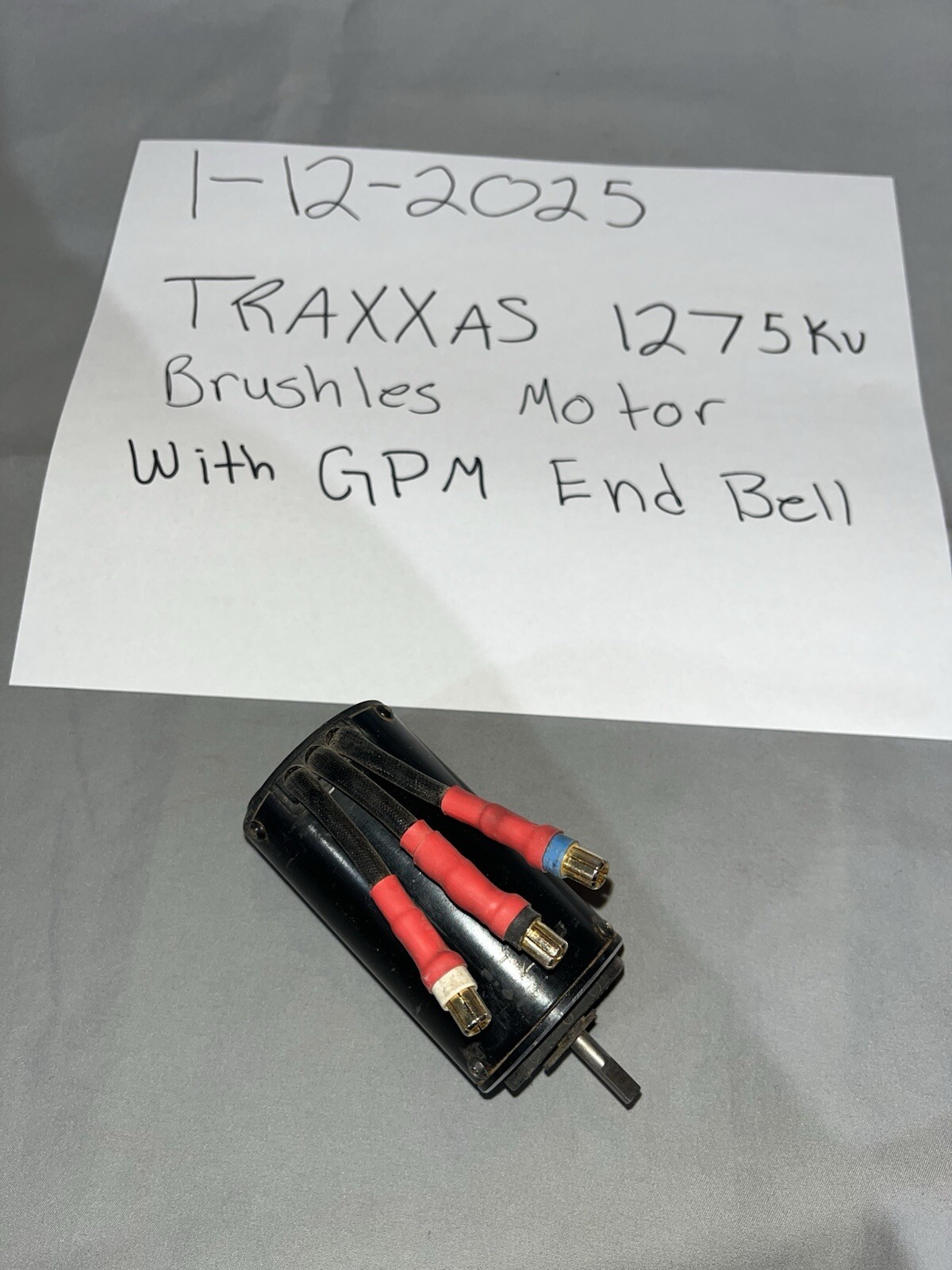 X-Maxx & XRT Motor (Brushless VELINEON 1275KV 8S LIPO VXL-8S With GPM Bell-end