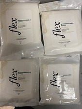 LOT OF 4 Flex Biodegradeable Plant Based Flushable Wipes, 12ct 48 TOTAL 