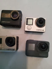 action camera go pro lot of 4 used is is