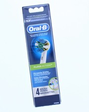 Oral B Replacement Brush Heads Floss Action 4 Pack