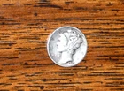 1929  SILVER MERCURY DIME - GRADES "FINE"