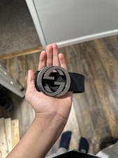 GG BELT WITH INTERLOCKING G BUCKLE