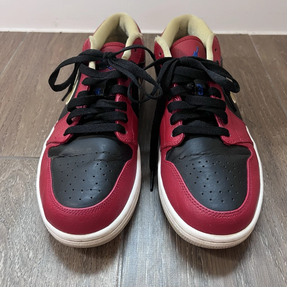 Jordan 1 Retro Bajo 'Gimnasio Rojo Dorado' NIKE (553558-613) - Talla 9 Para Hombre OG 2013 Foto 2 de 4