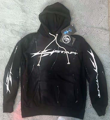 HELLSTAR  FLAME  Black Hoodie