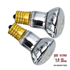 2-Pack 30 Watt Lava Lamp Bulb Replacement, R39 E17 120V Incandescent 2pack-30w