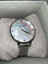 Olivia Burton Women's Silver and Mother of Pearl Watch Boxed