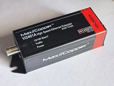 Vigitron VI2401A MaxiiCopper Surveillance 1-Port Coax Ethernet POE Extender
