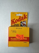 KODAK Kodachrome 40 8mm Super 8 Color Movie Film KMA 464 Type A Expired 1988