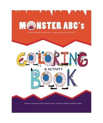Monster ABC's Coloring Book: Trace   Color   Create, Miller, Jill D