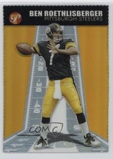 2004 Topps Pristine Gold Refractor Die-Cut /99 Ben Roethlisberger Rookie RC 03lu