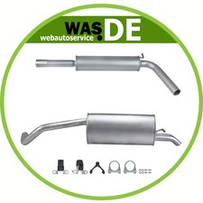Auspuff Komplett Skoda Fabia Combi 6Y5 2.0 116PS Seat Cordoba Mitteltopf Endtopf