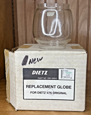 Dietz #76 Laterne Ersatzglobus P/N 208-56003 Neu in OVP