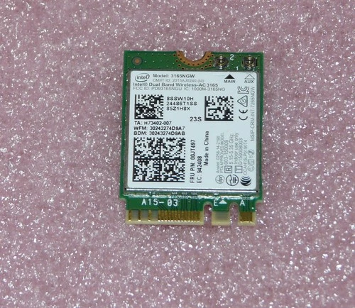 Intel Dual Band Wireless-AC 3165NGW WLAN WiFi M.2 für Lenovo IdeaPad 530S-14IKB