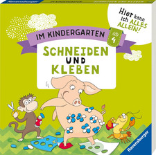 Kindergarten Schneiden und Kleben Übungsbuch für selbstständiges Lernen