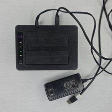 Tripp Lite USB-C Dual SATA 2.5/3.5in HDD/SSD Dock w/ Cloning Black