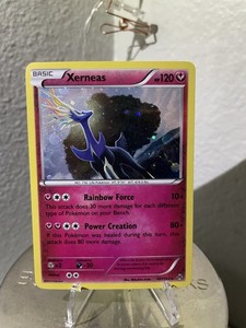 rainbow rare gx pokemon cards 064/132 Xerneas main image 0