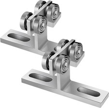 4 Wheel Trolley Assembly for 1-5/8 Strut Channel Electric Hoist Roller 1000 lbs