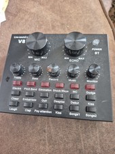 V8 Sound Card - Audio Mixer /Karaoke Used