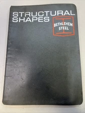 Bethlehem Steel Structural Shapes Catalog 2747 1971 Ed. Information Tables FS