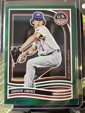 2024 USA Stars & Stripes Andrew Jimenez Green Holo #52 15U