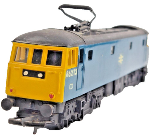 Locomotora eléctrica Triang R753 calibre OO clase 81 86213 BR azul corredores sin caja. | Condition: Used