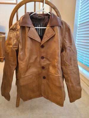 Arthur Morgan RDR2 Brown Leather Jacket Men s Size L Western Cowboy Coat
