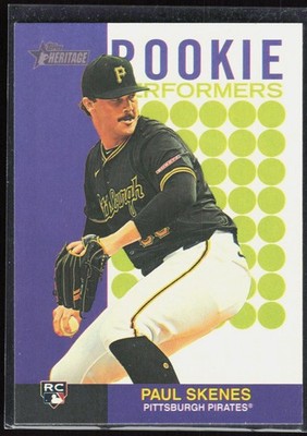 2024 Topps Heritage - Rookie Performers Paul Skenes RP-15 Pittsburgh Pirates