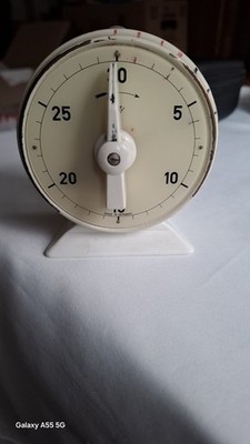 Alter Kurzzeitmesser  Labor Uhr oder Kurzzeitwecker mit Patina Vintage