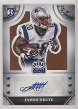 2014 Crown Royale Rookie Signatures Retail Bronze 74/99 James White Auto 0v1