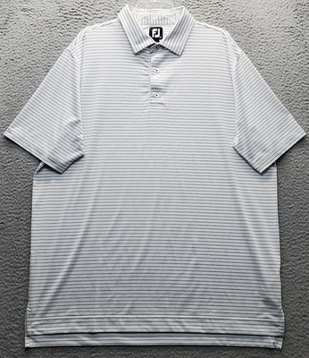 FootJoy Bella Vista Country Club Polo Shirt Mens XL Multi Golf Performance EUC