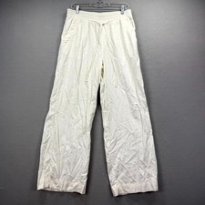 A New Day Linen Pants Womens M Fits 32x31* Wh...