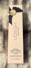 Voesh New York Jasmine Soothe Vegan Body Creme ~ 3 fl. oz. ~ NIB!