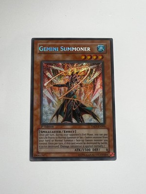 Yu-Gi-Oh Zwillinge Beschwörer TAEV-DE000 1. Auflage Secret Rare LP - 0085