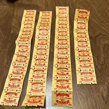 Vintage Gummed 37 TOP VALUE TV STAMPS Yellow STAMPS 10 Points Each