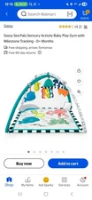 Brand New Baby Play Mat Baby Play Gym Activity Gym with 6 Detachable