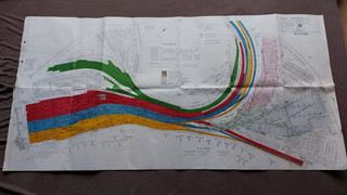 Bahnhofsplan Stuttgart Hbf Anlage 1 zum Bahnhofsbuch Teil 1 Zustand 1977