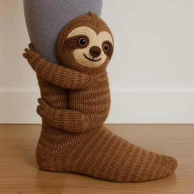 3D-Strick-Tiersocken, neue Neuheits-Bodensocken für Weihnachten