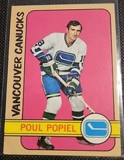 1972 Topps Poul Popiel #142 Vancouver Canucks