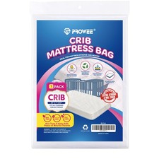 PROWEE Crib Mattress Storage Bag, Heavy-Duty 4 Mil Thick Waterproof Crib Matt...