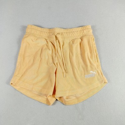Puma Shorts Womens Small Terry Cloth Drawstring Athletic Forever Better New
