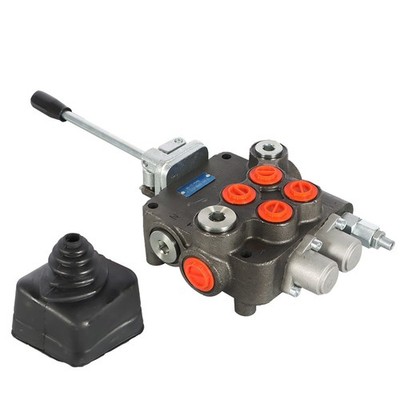 2 Spool 21GPM Hydraulic Directional Control Valve For Tractor Loader w/ Joystick