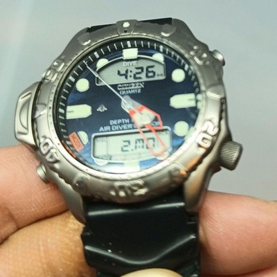 CITIZEN C500-Q00125 Depth Meter Air Divers 200M Quartz Watch