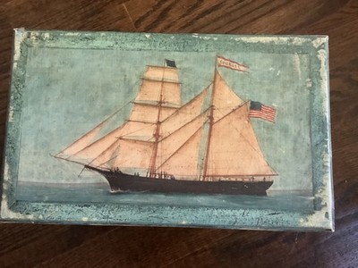 Lang Bobs Box sail ship hinged Use magic marker to personalize ship flag?